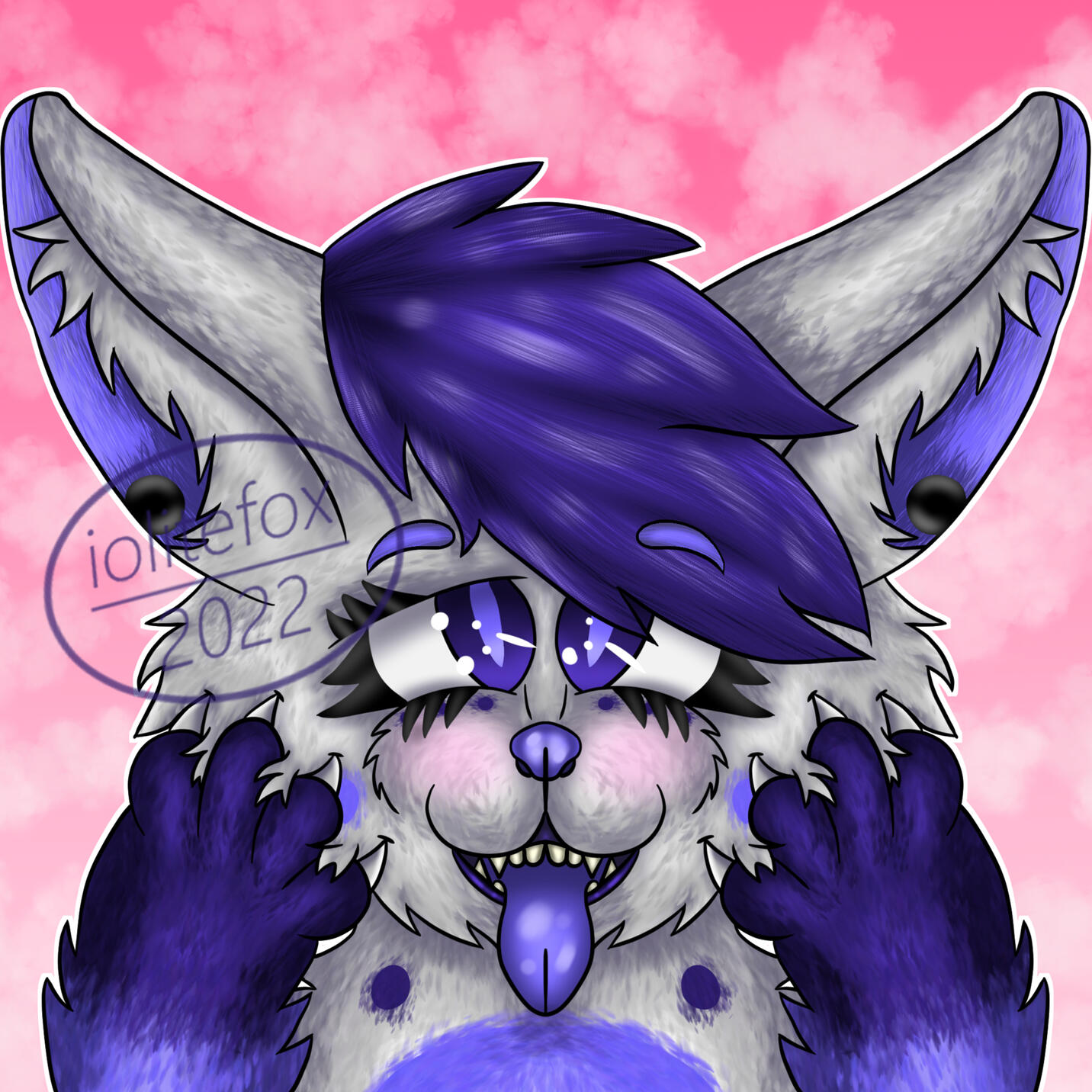 Detailed bust of iolite with added... sussy-ness. (iolite&#39;s)