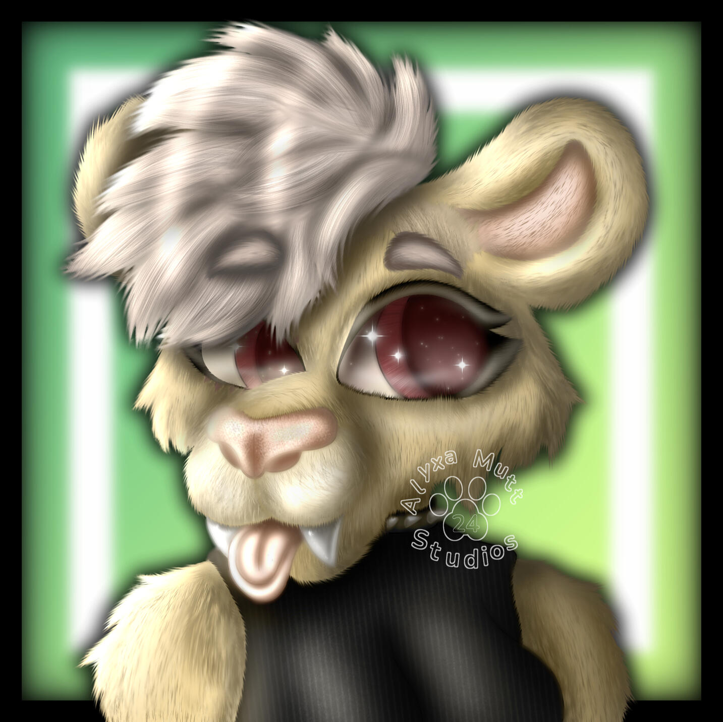 Rendered bust for Lexie (Artfight)