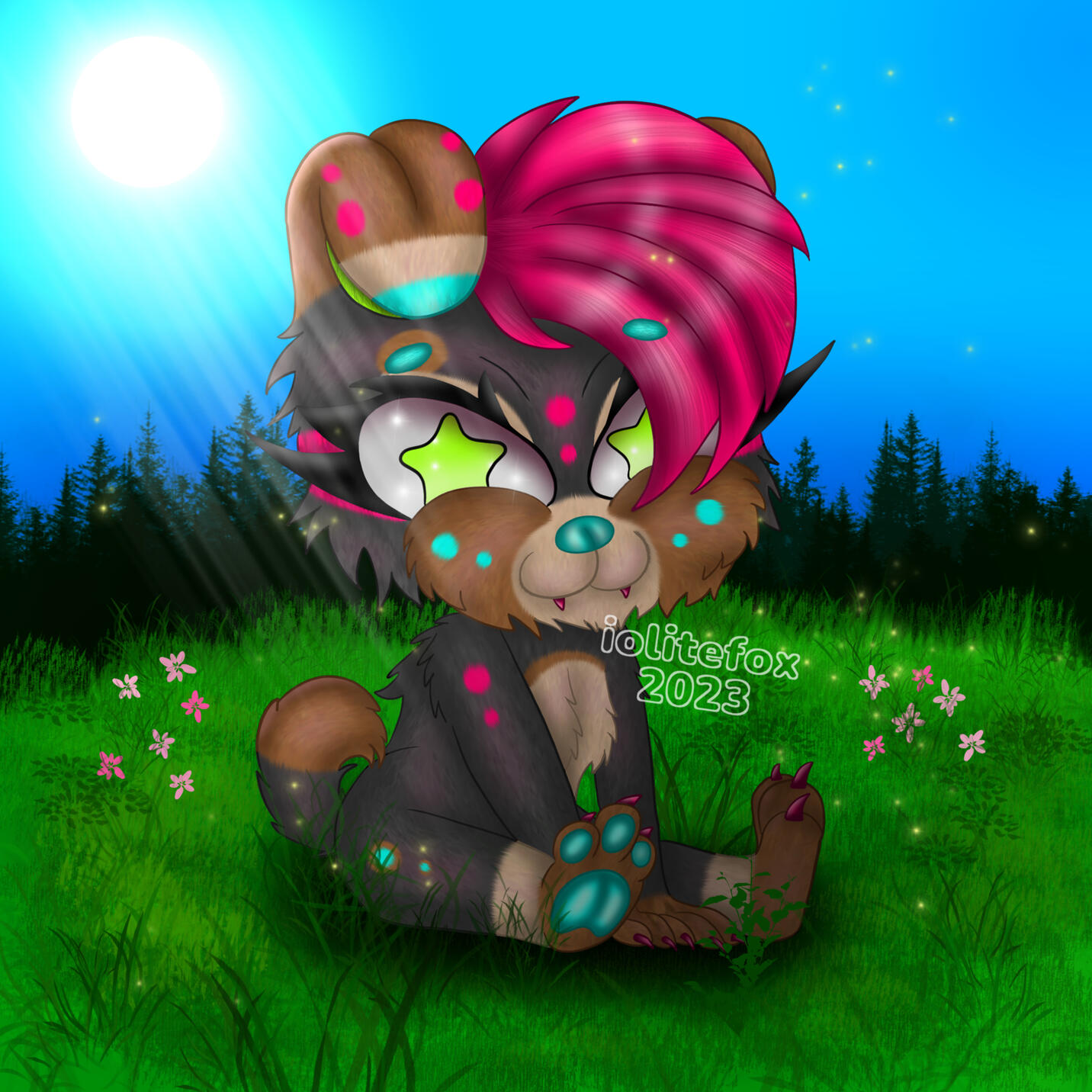 Detailed chibi fullbody of Alyxa (iolite&#39;s)