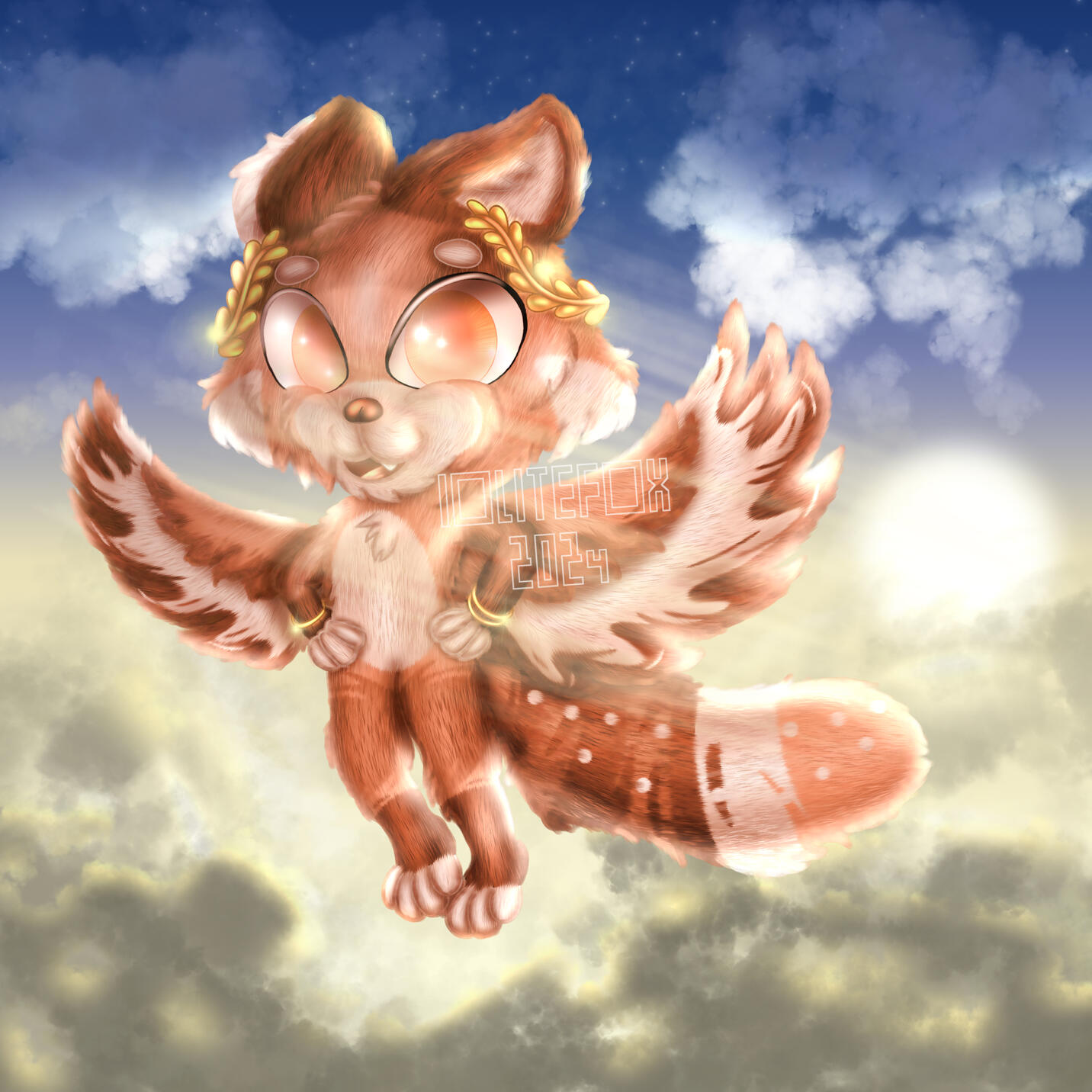 Detailed full body for Synth of their character King (commission)