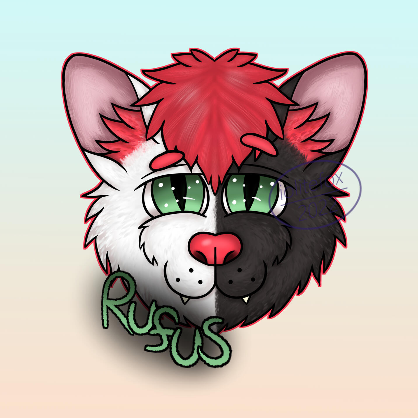 (Old) Detailed digital badge for RUFUS on Discord