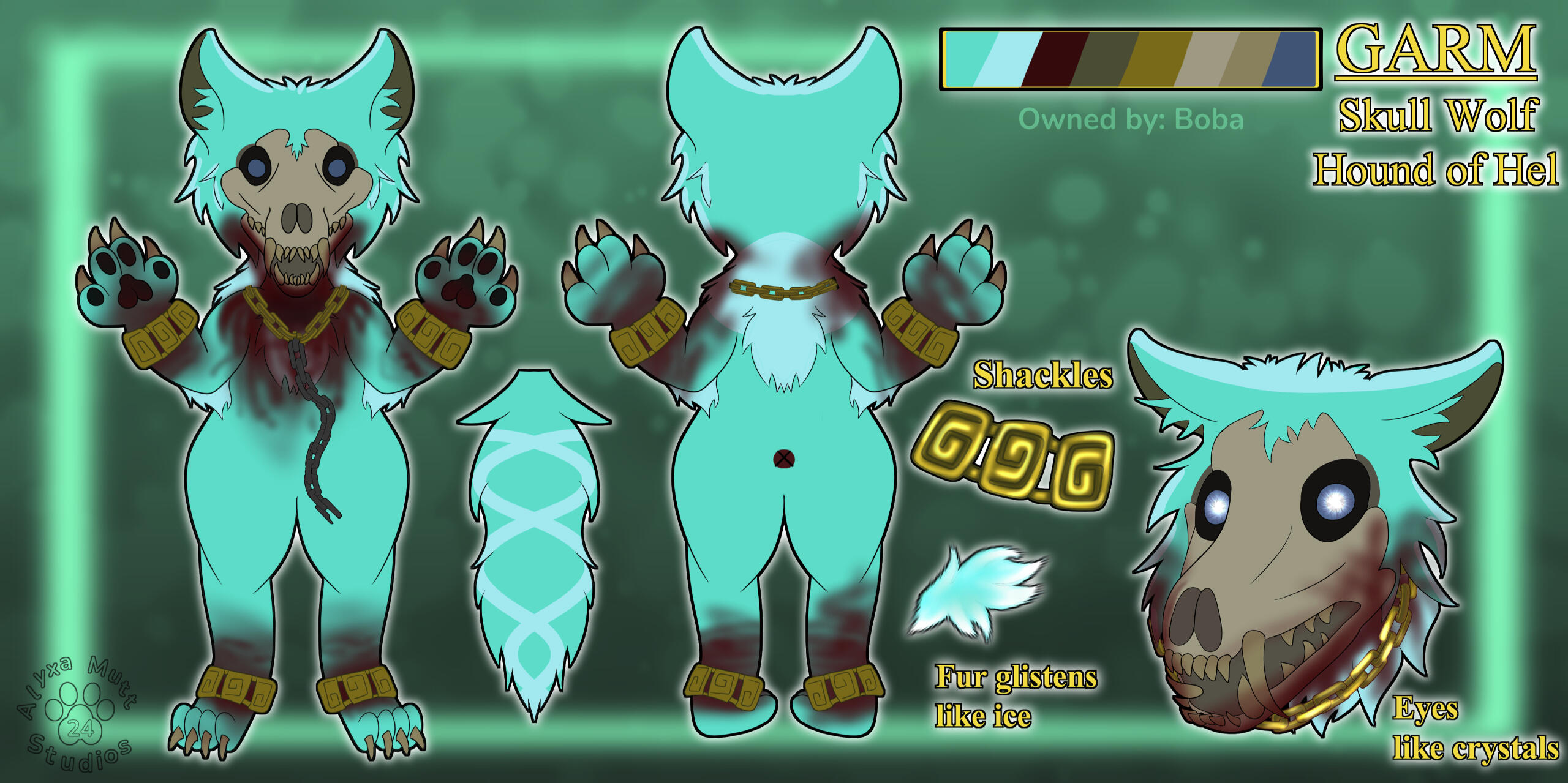 Reference sheet for Boba