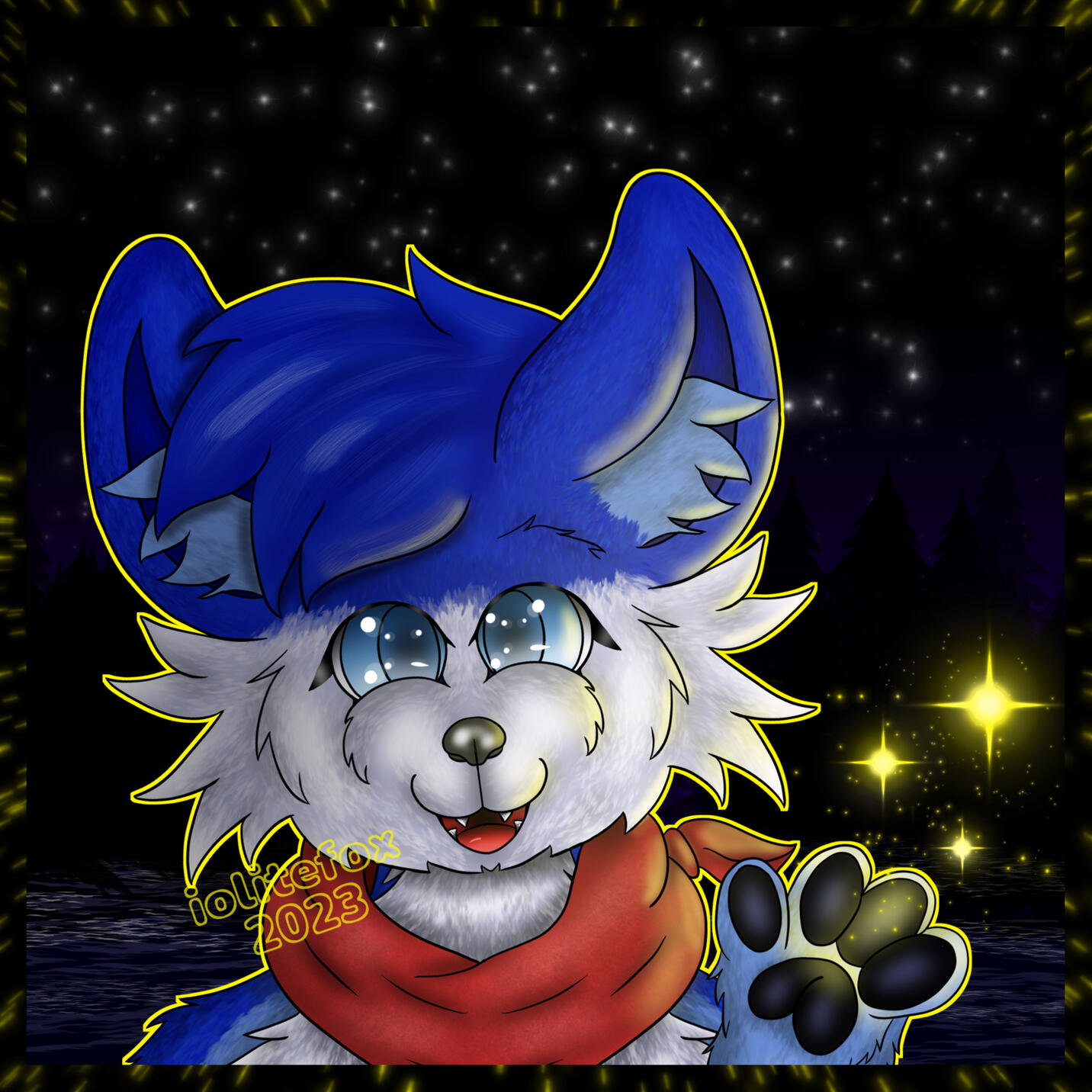 Detailed bust for CosmoDaFox (Gift art from George The Protogen. Raffle)