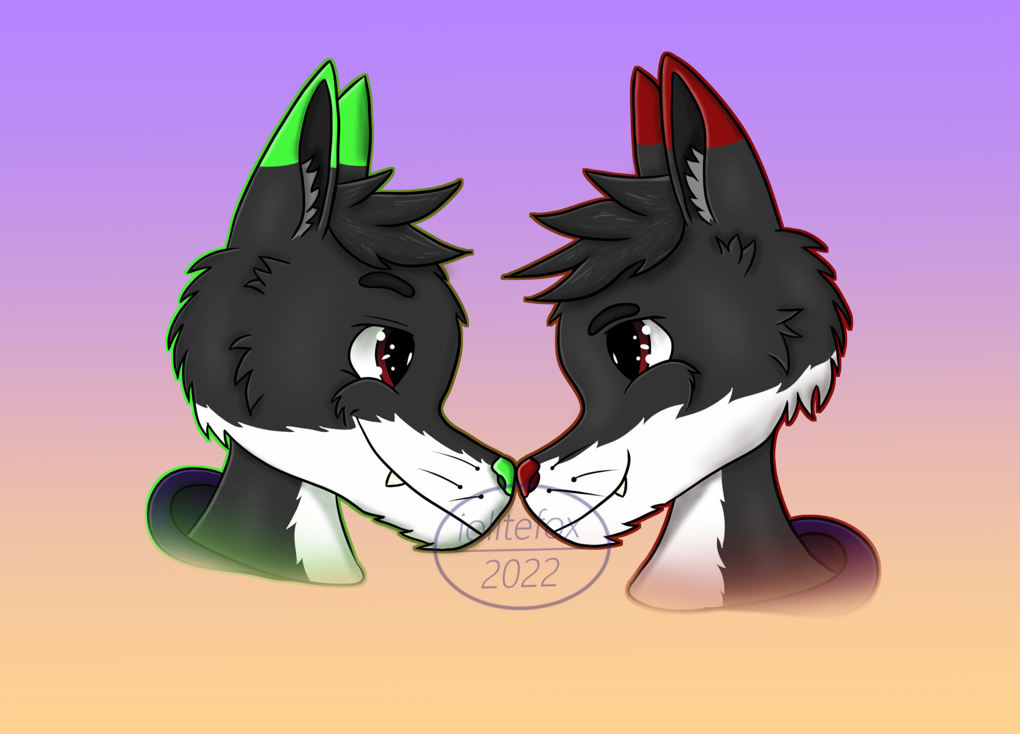(Old) Shaded couple headshot for Sebas on Discord