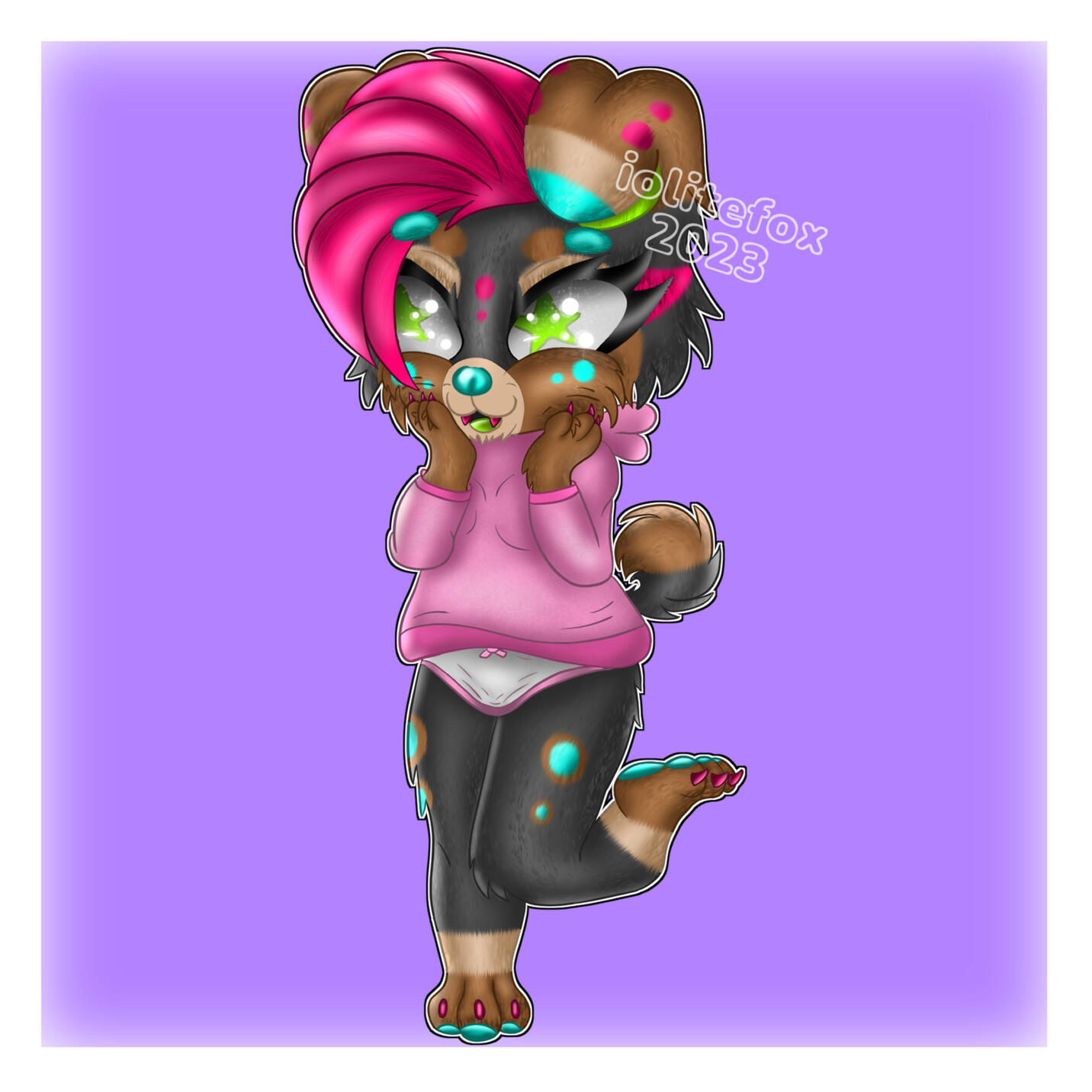 Detailed chibi of Alyxa (iolite's personal work)