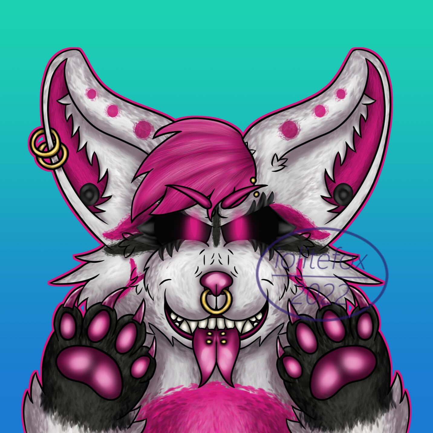 Detailed bust of Tourmaline (iolite&#39;s)